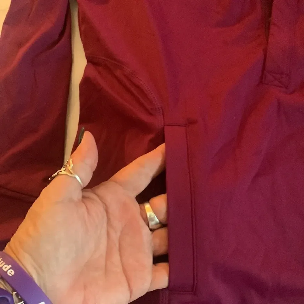 Athleta Raspberry Solana Hoodie Size S Women’s Workout Exercise Gym